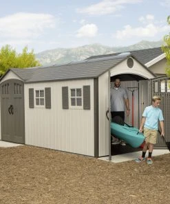 Lifetime Gerätehaus Chateau 13,05 M², B535 X T244 X H244 Cm -Weka Shop 0081483809809 2609635 scaled