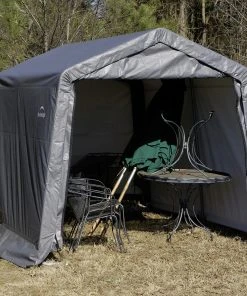 ShelterLogic Foliengerätehaus 300 X 240 X 300 Cm, Grau -Weka Shop 0677599703331 2614495