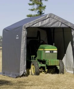 ShelterLogic Foliengerätehaus 300 X 240 X 300 Cm, Grau -Weka Shop 0677599703331 2614496