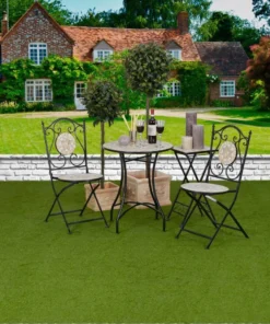 Primaster Tisch Provence Ø 60 Cm, Höhe 72 Cm, Rund, Mosaik