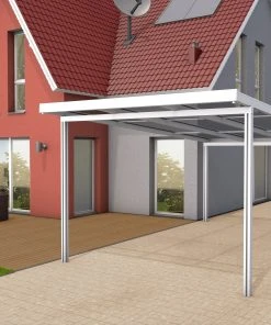 Gutta Premium Carport 309,4 X 562 Cm, Weiß, PC Weiß Opal 16 Mm