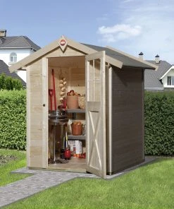 Weka Gartenhaus Agda Gr.2 Natur, Wandstärke 19 Mm, 152 X 148 Cm