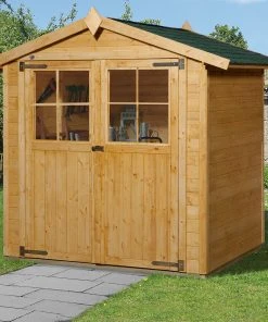 Weka Gartenhaus Agda Gr.1 Lasiert, Wandstärke 19 Mm, 198 X 148 Cm