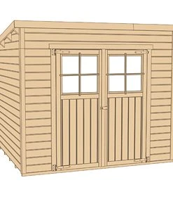 Weka Gartenhaus Ebby Gr.2 Grundfläche 194 X 198 (BxT), Natur