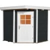 Weka Gartenhaus Nantje Gr.2 Anthrazit, Wandstärke 21 Mm, 239 X 235 Cm -Weka Shop 4004581390211 1