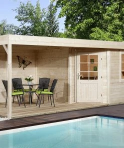 Weka Designhaus Soley B Gr.2 Natur, Wandstärke 28 Mm, 601 X 298 Cm