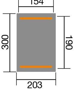 Weka Sitzlaube 662 Sockelmaß: B 190 X T 154 Cm