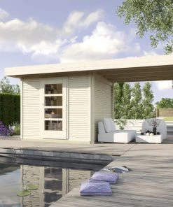 Weka Designhaus Wekaline Caya B Gr. 1 Natur, Wandstärke 28 Mm, 500 X 210 Cm