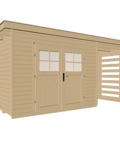 Weka Gartenhaus Jesper A Gr. 2 Natur, Wandstärke 28 Mm, 385 X 240 Cm