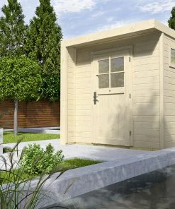 Weka Designhaus Rabea Natur, Wandstärke 21 Mm, 209 X 205 Cm