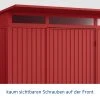 EcoStar Gerätehaus Trend-P Typ 1 Purpurrot 247,9 X 153 X 228,6 Cm -Weka Shop 4005954382949 3347163
