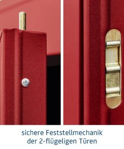 EcoStar Gerätehaus Trend-P Typ 1 Purpurrot 247,9 X 153 X 228,6 Cm -Weka Shop 4005954382949 3347167