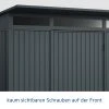 EcoStar Gerätehaus Trend-P Typ 1 Anthrazitgrau 247,9 X 153 X 228,6 Cm -Weka Shop 4005954382994 3347238