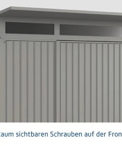 EcoStar Gerätehaus Trend-P Typ 1 247,9 X 153 X 228,6 Cm Graualuminium