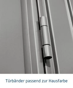 EcoStar Gerätehaus Trend-P Typ 1 247,9 X 153 X 228,6 Cm Graualuminium -Weka Shop 4005954383168 3347259