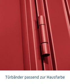 EcoStar Gerätehaus Trend-P Typ 2 Purpurrot 247,9 X 283,4 X 232,3 Cm -Weka Shop 4005954383526 7