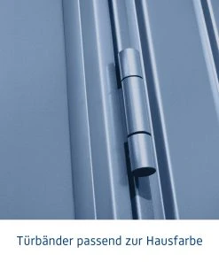 EcoStar Gerätehaus Trend-P Typ 2 Taubenblau 247,9 X 283,4 X 232,3 Cm -Weka Shop 4005954383571 7