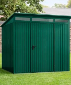 EcoStar Gerätehaus Trend-P Typ 2 Moosgrün 247,9 X 283,4 X 232,3 Cm