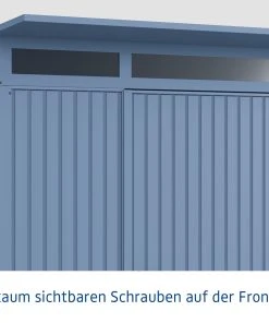 EcoStar Gerätehaus Trend-P Typ 2 Taubenblau 247,9 X 283,4 X 232,3 Cm