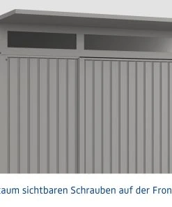 EcoStar Gerätehaus Trend-P Typ 2 247,9 X 283,4 X 232,3 Cm Graualuminium