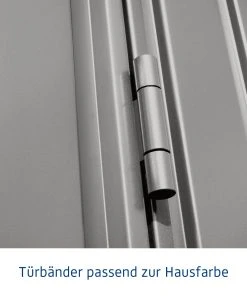 EcoStar Gerätehaus Trend-P Typ 2 247,9 X 283,4 X 232,3 Cm Graualuminium -Weka Shop 4005954383908 7