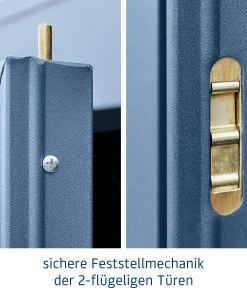 EcoStar Gerätehaus Trend-P Typ 3 312,7 X 283,4 X 232,3 Cm Taubenblau 11 EcoStar Gerätehaus Trend-P Typ 3 312,7 X 283,4 X 232,3 Cm Taubenblau -Weka Shop 4005954393952 6