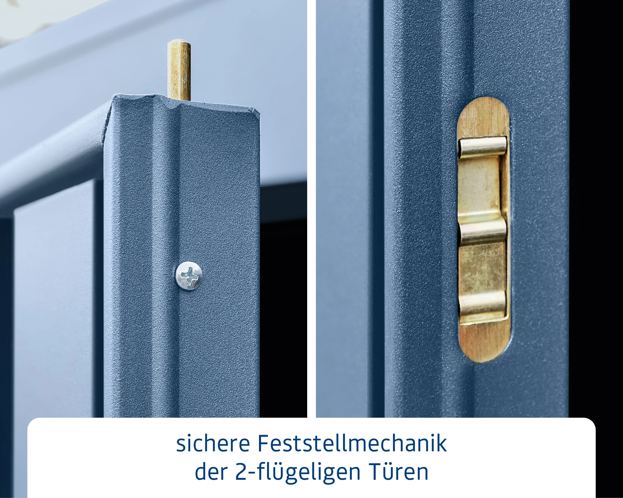 EcoStar Gerätehaus Trend-P Typ 3 312,7 X 283,4 X 232,3 Cm Taubenblau 6 EcoStar Gerätehaus Trend-P Typ 3 312,7 X 283,4 X 232,3 Cm Taubenblau – Bild 4