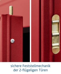 EcoStar Gerätehaus Trend-P Typ 3 Purpurrot 312,7 X 283,4 X 232,3 Cm -Weka Shop 4005954394058 6