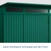EcoStar Gerätehaus Trend-P Typ 3 Moosgrün 312,7 X 283,4 X 232,3 Cm -Weka Shop 4005954394089 5