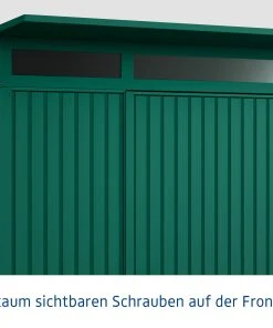 EcoStar Gerätehaus Trend-P Typ 3 Moosgrün 312,7 X 283,4 X 232,3 Cm