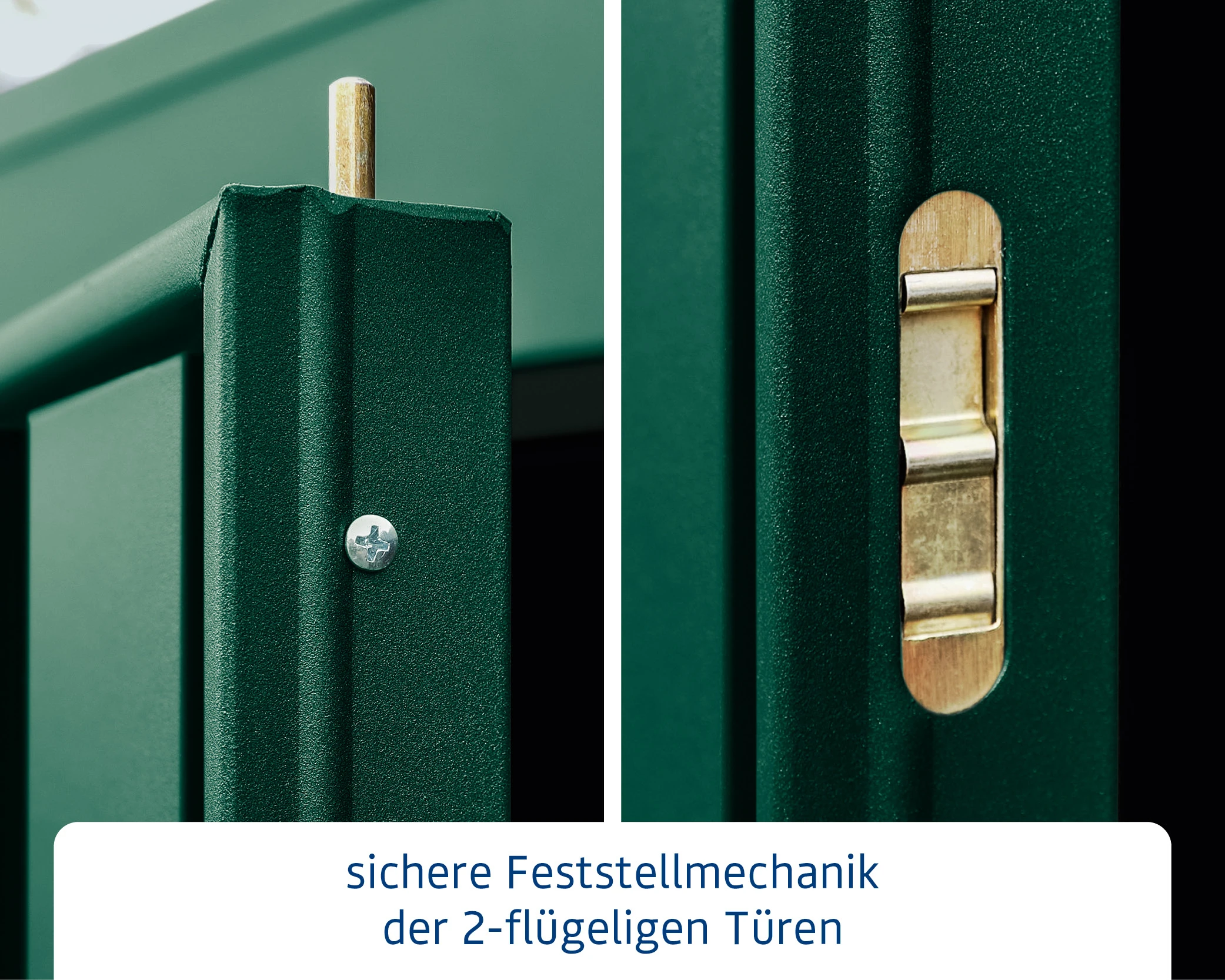 EcoStar Gerätehaus Trend-P Typ 3 Moosgrün 312,7 X 283,4 X 232,3 Cm 6 EcoStar Gerätehaus Trend-P Typ 3 Moosgrün 312,7 X 283,4 X 232,3 Cm – Bild 4