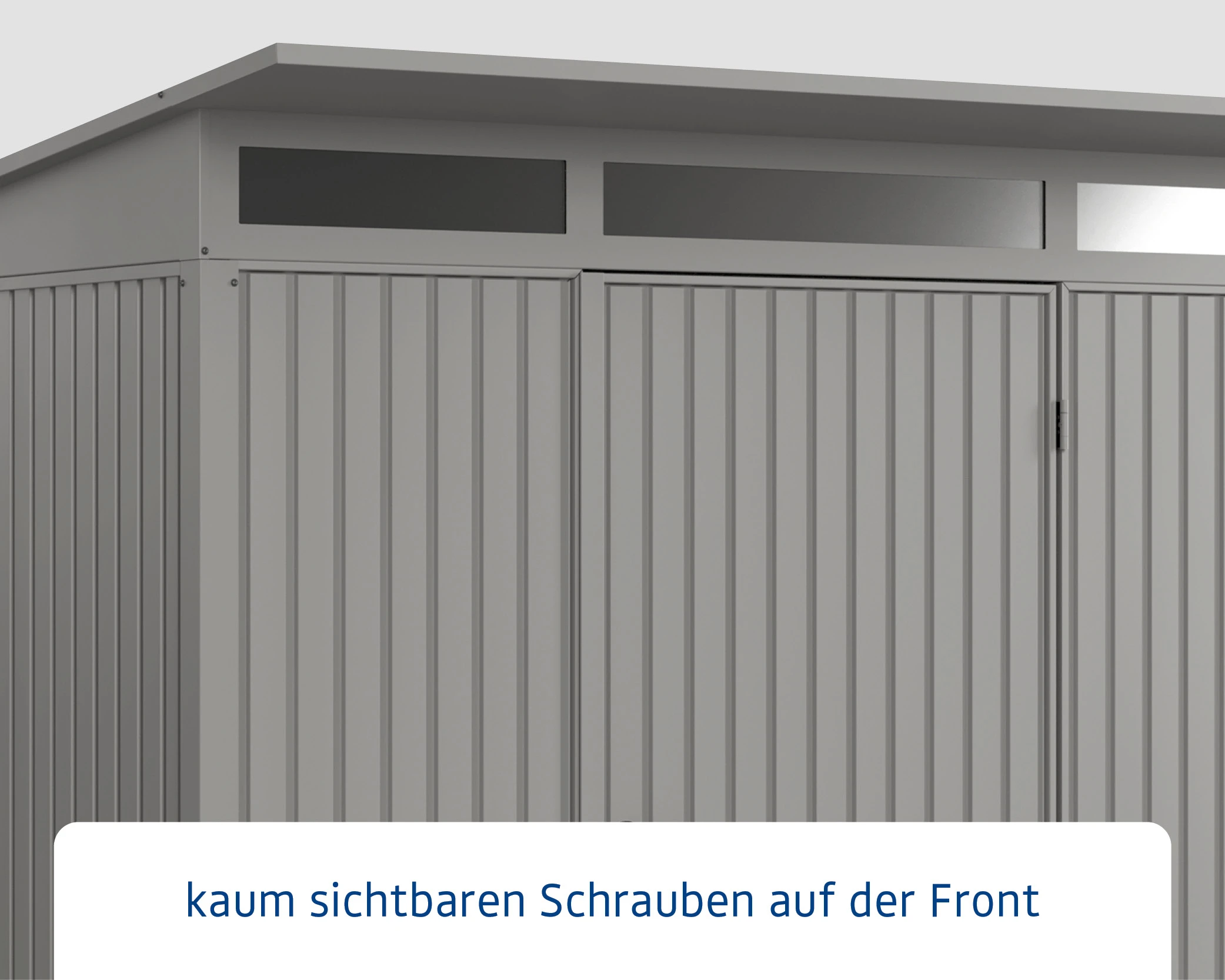 EcoStar Gerätehaus Trend-P Typ 3 Graualuminium 312,7 X 283,4 X 232,3 Cm 3 EcoStar Gerätehaus Trend-P Typ 3 Graualuminium 312,7 X 283,4 X 232,3 Cm