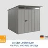 EcoStar Gerätehaus Elegant-P Typ 2 Graualuminium 247,9 X 283,4 X 232,3 Cm -Weka Shop 4005954394539 3347266