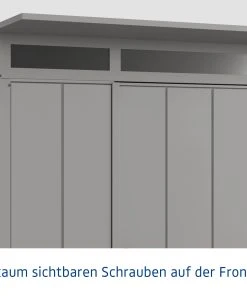 EcoStar Gerätehaus Elegant-P Typ 2 Graualuminium 247,9 X 283,4 X 232,3 Cm -Weka Shop 4005954394539 5