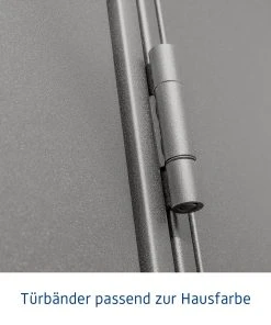 EcoStar Gerätehaus Elegant-P Typ 2 Graualuminium 247,9 X 283,4 X 232,3 Cm -Weka Shop 4005954394539 7