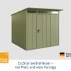 EcoStar Gerätehaus Elegant-P Typ 2 Schilfgrün 247,9 X 283,4 X 232,3 Cm -Weka Shop 4005954394584 3347270