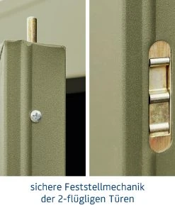 EcoStar Gerätehaus Elegant-P Typ 2 Schilfgrün 247,9 X 283,4 X 232,3 Cm -Weka Shop 4005954394584 3347275