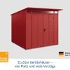 EcoStar Gerätehaus Elegant-P Typ 2 Purpurrot 247,9 X 283,4 X 232,3 Cm -Weka Shop 4005954394607 3347277