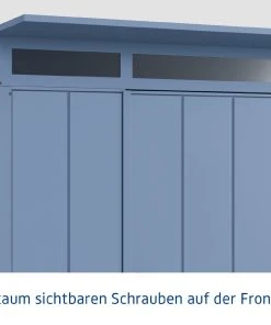EcoStar Gerätehaus Elegant-P Typ 2 Taubenblau 247,9 X 283,4 X 232,3 Cm -Weka Shop 4005954394614 5