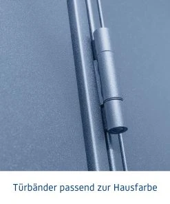 EcoStar Gerätehaus Elegant-P Typ 2 Taubenblau 247,9 X 283,4 X 232,3 Cm -Weka Shop 4005954394614 7