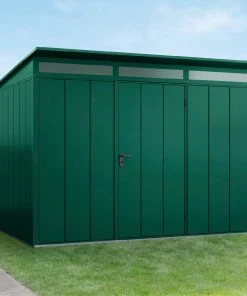 EcoStar Gerätehaus Elegant-P Typ 3 Moosgrün 312,7 X 283,4 X 232,3 Cm