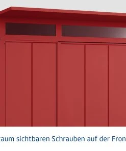 EcoStar Gerätehaus Elegant-P Typ 3 Purpurrot 312,7 X 283,4 X 232,3 Cm -Weka Shop 4005954395079 5