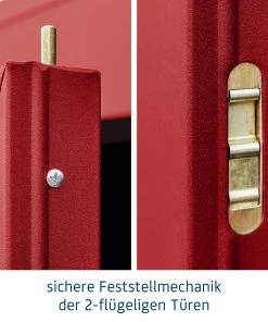 EcoStar Gerätehaus Elegant-P Typ 3 Purpurrot 312,7 X 283,4 X 232,3 Cm -Weka Shop 4005954395079 6