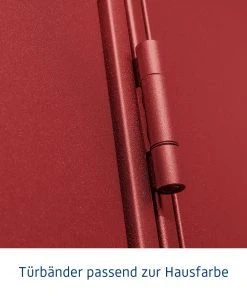 EcoStar Gerätehaus Elegant-P Typ 3 Purpurrot 312,7 X 283,4 X 232,3 Cm -Weka Shop 4005954395079 7