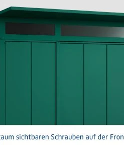 EcoStar Gerätehaus Elegant-P Typ 3 Moosgrün 312,7 X 283,4 X 232,3 Cm -Weka Shop 4005954395093 5