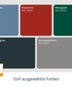 EcoStar Regenfallrohr RAL3004 (Purpurrot) -Weka Shop 4005954582851 3348193