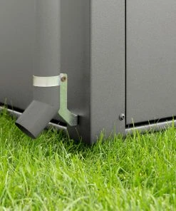 EcoStar Regenfallrohr RAL9007 (Graualu.)