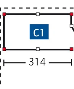 SkanHolz SKAN HOLZ Abstellraum C1 314x164cm, Profilschalung, Lasiert In Nussbaum -Weka Shop 4018211010011 2