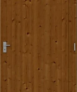 SkanHolz SKAN HOLZ Einzeltür Rahmenaußenmaß 98 X 198 Cm, Lasiert In Nussbaum