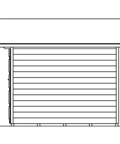 SkanHolz SKAN HOLZ Gartenhaus Delft, 250 X 250 Cm, Schwedenrot -Weka Shop 4018211028153 6